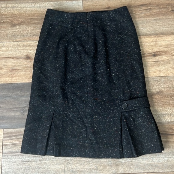 Women’s Wool Black and Rainbow Speckled Talbots Skirt - Picture 5 of 5
